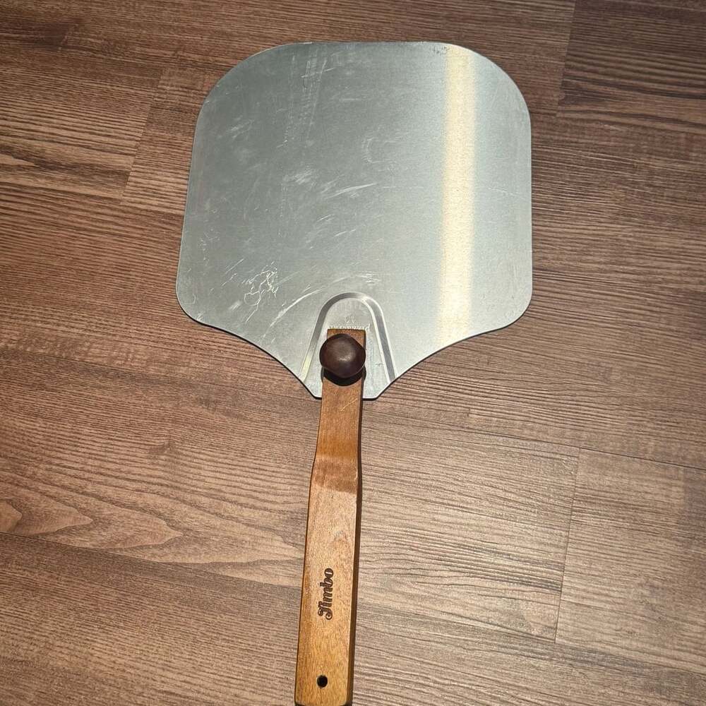 Pizzacraft Folding Aluminum Pizza Peel 12” Wood Handle Pizza Oven Paddle NWOT